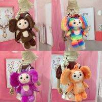 กระเป๋าเป้สะพายหลัง Cheburashka Plush กระเป๋าเป้สะพายหลังตุ๊กตานุ่มและหูลิงขนาดใหญ่ลายการ์ตูนยัดไส้ตุ๊กตาหุ้มขวดตัวละครของเล่นภาพยนตร์