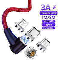 【In-demand】 Safwan traders 3A Magnetic Fast Charger Cable USB Type-C สำหรับ Lightning For