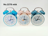 นาฬิกาปลุกตั้งโต๊ะ นาฬิกาปลุกสไตล์ยุคคลาสสิก QUARTZ CLOCK.  No.2278mkk