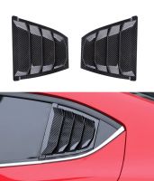 รถด้านหลังหน้าต่างด้านข้าง Louvers ชัตเตอร์สำหรับ Mazda 3 Axela 4Dr ซีดาน2014 2015 2016 2017 2018-2020 Air Vent Trim อุปกรณ์เสริม