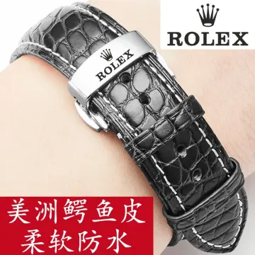 Genuine hot sale leather rolex