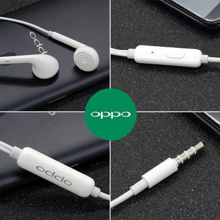 oppo-หูฟัง-r11ซื้อ1แถม1-oppo-หูฟังเอียร์บัด-in-ear-headphones-รุ่น-mh135-ใช้ได้กับ-find7-n1-f1s-r9-r11-สีขาว-ซื้อ-1-แถม-1