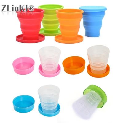 【CW】■㍿  New Soft Drinking Cup Silicone/Plastic Retractable Folding Outdoor Telescopic Collapsible