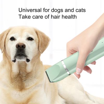 4-in-1 Electric Pet Cat Hair Trimmer Grooming Clippers with 4 Blades Handheld Dog Shaver Nail Grinder Haircut Pet Grooming Kit