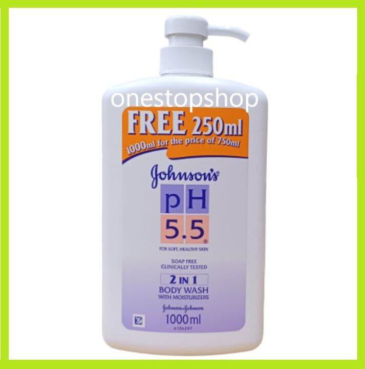Johnson's pH 5.5 2in1 Body Wash with Moisturizers 1L Lazada PH