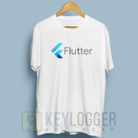 ♟✧ เสื้อยืด พิมพ์ลายโปรแกรมเมอร์ Flutter 91st