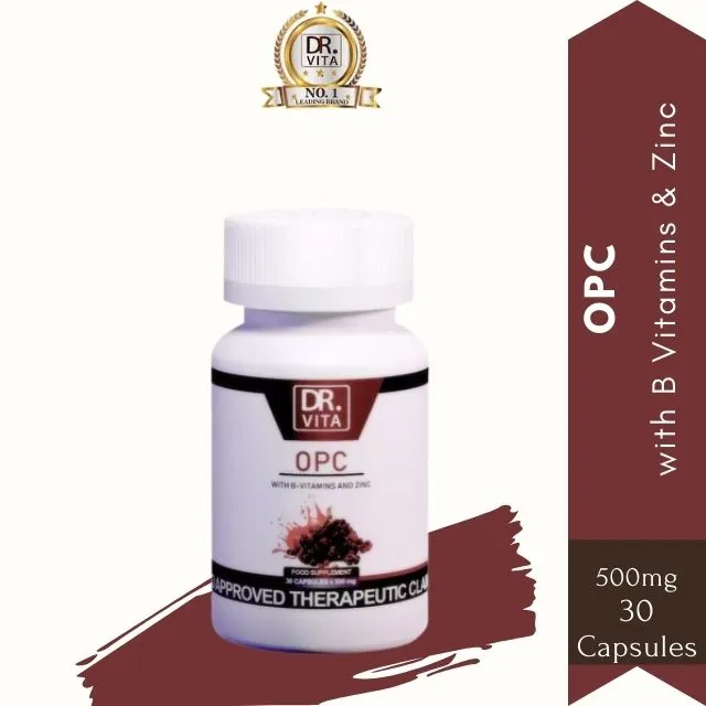 DR. VITA OPC with BVit & Zinc For UTI & Erectile Dysfunction Prostate 30capsules/bot Lazada PH