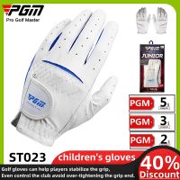 ✗♙□ 1 Pair of Kids Golf Gloves Genuine Sheepskin Sports Gloves Wear Resistant Breathable Soft Training Protection Palm Control Club