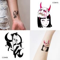 【YF】 Black Simple Lines Old School Sexy Girl Waterproof Temporary Tattoos Arm Body Ankle Flowers Fashion Tattoo Decals Wholesale