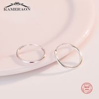 [COD] 10 90mm 925 Sterling Fashion Korean Hoop Earrings for Men Jewelry Accessories