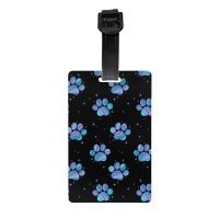 【DT】 hot  Starry Paws Luggage Tag Floral Dogs Animal Suitcase Baggage Privacy Cover ID Label