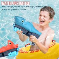 Squirt s Sharks-Shaped Long-Range Shooting Water Soaker Blaster Squirt Toy Multicolor Squirt s For Swimming Pool Beach.2023