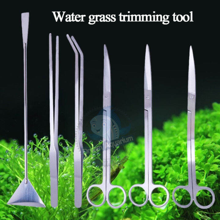 Aquarium Plants Tools Stainless Steel Tweezers Scissor Aquascaping