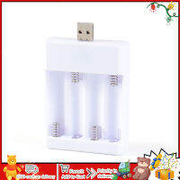 เครื่องชาร์จแบตเตอรี่ USB 1.2V 250ma 4-Slot Aa Ni-Cd เครื่องชาร์จแบตเตอรี่ชาร์จได้พร้อมตัวป้องกันกระแสไฟฟ้าเกินกำหนด【cod】