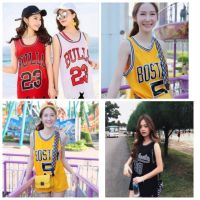 ?เสื้อบาส กล้ามบาส ชาย-หญิง ใส่ได้ ฟรีไซส์ อก 44 นิ้ว ผ้าดีเกรดพรีเมี่ยม