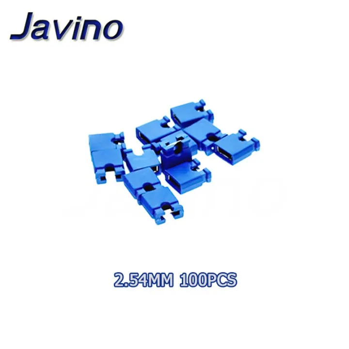 100pcs Pin Header Jumper blocks Connector 2.54 mm for 3 1/2 Hard Disk