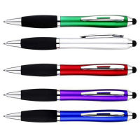 20ชิ้นล็อตปากกาลูกลื่น Creative Stylus ปากกา Touch ปากกา2 In 1เขียนโรงเรียนสำนักงานศัพท์มือถือ Universal Touch Screen Pen