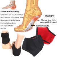 GONLUEZ 1 Pair แฟชั่น เม็ดมีดสำหรับดูแลเท้า ป้องกันการแตกร้าว ถุงเท้า Plantar Fasciitis แผ่นรองพื้นบรรเทาอาการปวด ถุงเท้าส้น Achilles Tendonitis แคลลัส