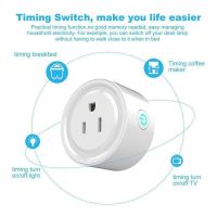 ปลั๊กWIFIไร้สาย Smart Plug ซ็อกเก็ตซ็อกเก็ตรีโมทคอนโทรล สมาร์ทเสียบมินิไร้สายซ็อกเก็ตSocket WIFI ควบคุมการทำงานผ่าน APPเต้าเสียบรีโมทปลั๊ก