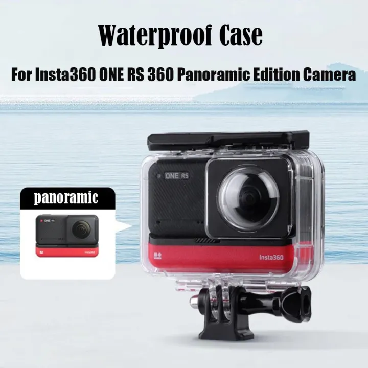 Waterproof Case For Insta360 ONE RS 360 Panoramic Underwater Protective Housing for Insta360 ONE