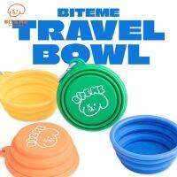 Bite Me Portable Foldable Travel Bowl (Vivid) ถ้วยสำหรับใส่น้ำเเละอาหาร สำหรับสัตว์เลี้ยงแบบพับได้