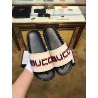 ✲ ?COD❁ HOT?New GUCCI mens leather slides sandals beach shoes Size38-46 V464 75NB