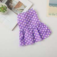 Cute  Lovely Summer Kitty Clothes Dog Outfits Colorful Dog Dress Sling   for Spring Dresses