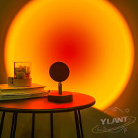 RGB Color Sunset Light Rainbow LED Projection Nightlights USB Home Bedroom Background Atmosphere Decoration Lighting Floor Lamp