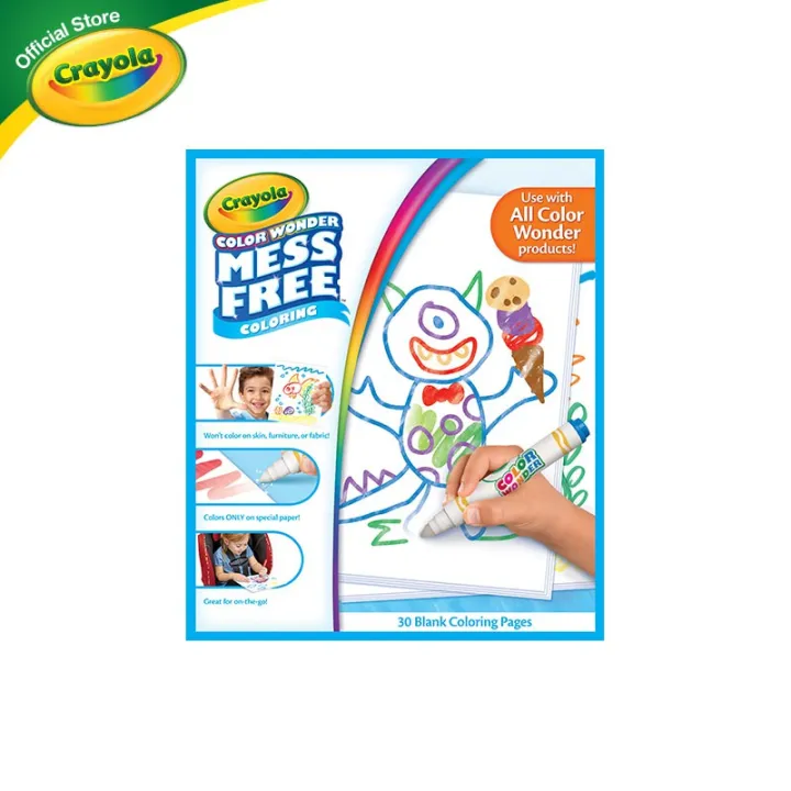 Crayola Color Wonder Coloring Pad, 30 Pages 