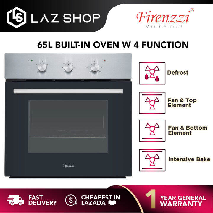 Firenzzi 65L Built In Mechanical Control Electric Oven FBO6803 with