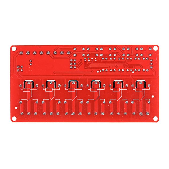 carcool-ขนาดกะทัดรัด12โวลต์-dc-6ช่องรีเลย์โมดูลล็อคตัวเองล็อคล็อคล็อคไกสำหรับโมดูลอิเล็กทรอนิกส์ประสิทธิภาพสูง