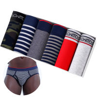 6Pcs Set Sexy Briefs Mens Panties Cotton Fashion Underpants Boxershorts Thong Brand Luxury Comfortable Man Underwear New