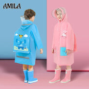 AMILA Áo Mưa Trẻ Em Mở Rộng Bộ Đồ Toàn Thân Áo Mưa Trẻ Em Cho Bé Áo Mưa
