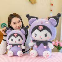 ตุ๊กตาตุ๊กตาของเล่น Kawaii จาก Sanrio Kuromi การตกแต่งบ้านเด็กผู้หญิงและเด็ก,ตุ๊กตาตุ๊กตาอนิเมะการ์ตูนตุ๊กตาหนูและของขวัญเด็ก