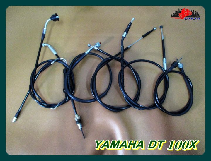 yamaha-dt-100x-cable-set-speedo-amp-front-brake-amp-clutch-amp-tacho-amp-throttle-set-high-quality-สายไมล์-สายเบรคหน้า-สายคลัช-สายวัดรอบ-สายเร่งชุด