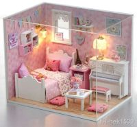 【hot】✇  With Dust Cover Diy Miniatura Dollhouses Dollhouse Miniature Kits Birthday Gifts