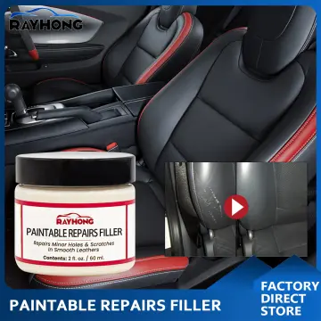 20ML PU Leather Repair Gel Car Seats PU Leather Scratch Repair Agent  Multipurpose Durable Car Seat Repair Cream []