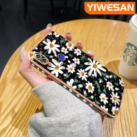 YIWESAN เคสสำหรับ Xiaomi Redmi โน๊ต7 Note 7 Pro Note 7S,เคสแฟชั่นลายดอกเดซี่สวยงามบางเคสโทรศัพท์ซิลิโคนนิ่มเคสกันกระแทกป้องกันเลนส์กล้องคลุมทั้งหมด