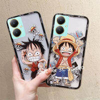 เคสโทรศัพท์ VIVO Y27 Y78 Y02 Y02A Y02T 4G 5G 2023 เคส ปลอก ดีไซน์ใหม่ ข้อเสนอสุดพิเศษ การ์ตูนน่ารัก One Piece Ruffy ซิลิโคนใส กันกระแทก TPU อ่อน ฝาหลัง Case