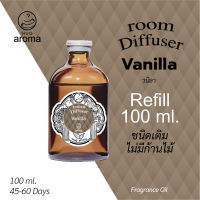 น้ำหอมรีฟิวล์ Refill ขนาด 100 ml ก้านไม้หอม น้ำหอมปรับอากาศ อโรม่า Hug Aroma Reed Diffuser ปรับอากาศ ภายในบ้าน ห้องอาหาร