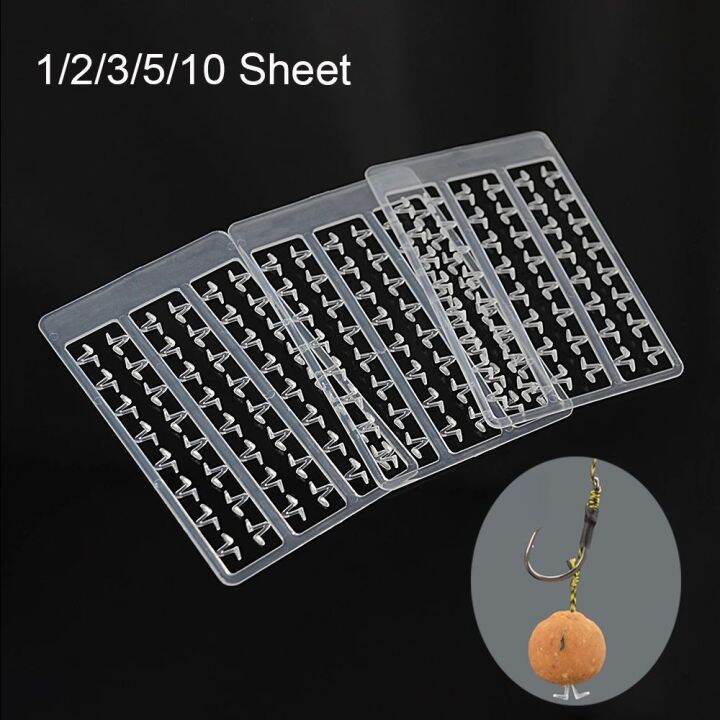 Arrêts De Pêche Carpe Lipfer - Pour Boilies, Forme V, Camouflage - Lot De 10 Pièces