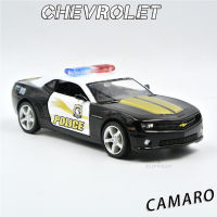 1:36ล้อแม็ก D Iecast รถ Modle เชฟโรเลต Camaro รถตำรวจสหรัฐอเมริกา911รถของเล่นรุ่นโลหะยานพาหนะ2ประตู Opend ของเล่นสำหรับเด็ก