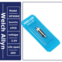 ?Welch Allyn ไฟเบอร์ออปติก Laryngoscope 60813 60814 60815หลอดไฟ608125-501 HPX060หลอดไฟ LED