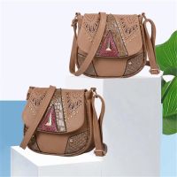 Yogodlns National Style Women Messenger Bags Vintage Hollow Out Rivet Sling Purse Lady READY STOCK