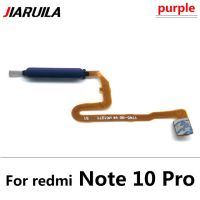 ใหม่เครื่องสแกนลายนิ้วมือสำหรับ Xiaomi Redmi Note 10 Note10 Pro ปุ่ม Home เมนูลายนิ้วมือ Return Key Sensor Flex Cable