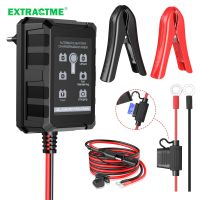 ZZOOI Extractme Car Battery Charger 12V Lifepo4 Smart 14.4V Auto Triple Battery Charger For Vehicle Moto ATV Lead-Acid Battery Charger