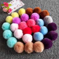 5pcs 4cm 5cm Faux Fur Pompom Fluffy Soft Balls DIY Hair Ball Pom Pom for Handicrafts Handmade Sewing Crafts Materials