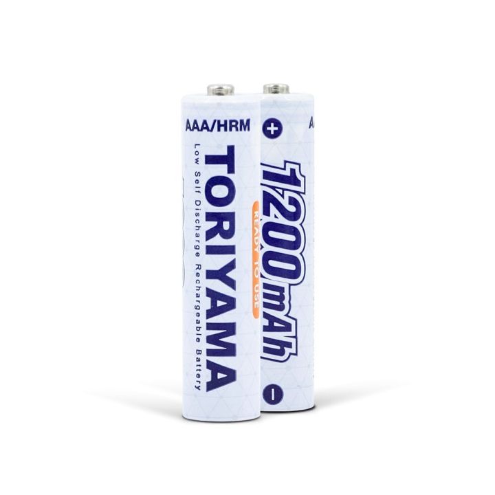 ถ่านชาร์จ-toriyama-new-aaa-1200-mah-ชาร์จ-2500-ครั้ง-จำนวน-4-ก้อน-ผลิต-2019-06