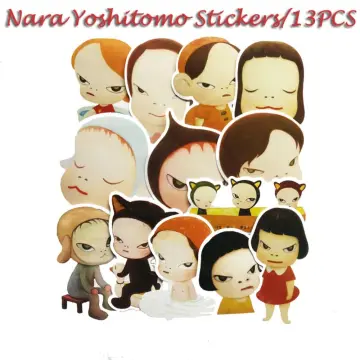 13Pcs/set Yoshitomo Nara Stickers for Chidren Toy Phone Case