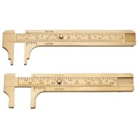 [QQL Hardware Tools]สินค้าเฉพาะจุด2ชิ้น Vernier Caliper Digital Caliper Brass Sliding Gauge Vernier Caliper Ruler Measuring Tool Double Scales Mm/inch 8